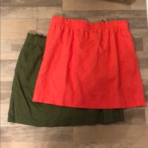 Jcrew sidewall skirts